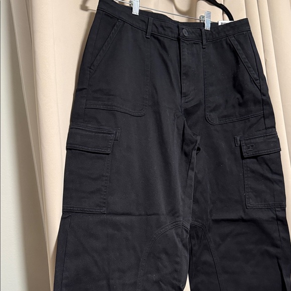 PINK Black Cargo Pants NWT - Picture 2 of 11